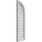 Ekena Millwork Quarter Round Top Right Surface Mount PVC Gable Vent w/ 2"W x 1-1/2"P Brickmould Frame, 12"W x 40"H GVPQR12X4002SF - alternate 5